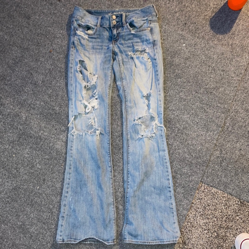 american eagle low rise jeans
